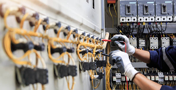 Professional Electrician technician working in Upland, PA